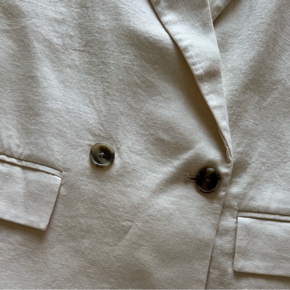 NWT - Old Navy Women’s Size MEDIUM Cream-Colored Blazer - Picture 6 of 12